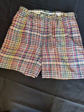Polo Ralph Lauren Plaid Cotton Short; Size 36